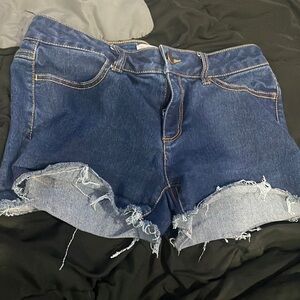 denim shorts